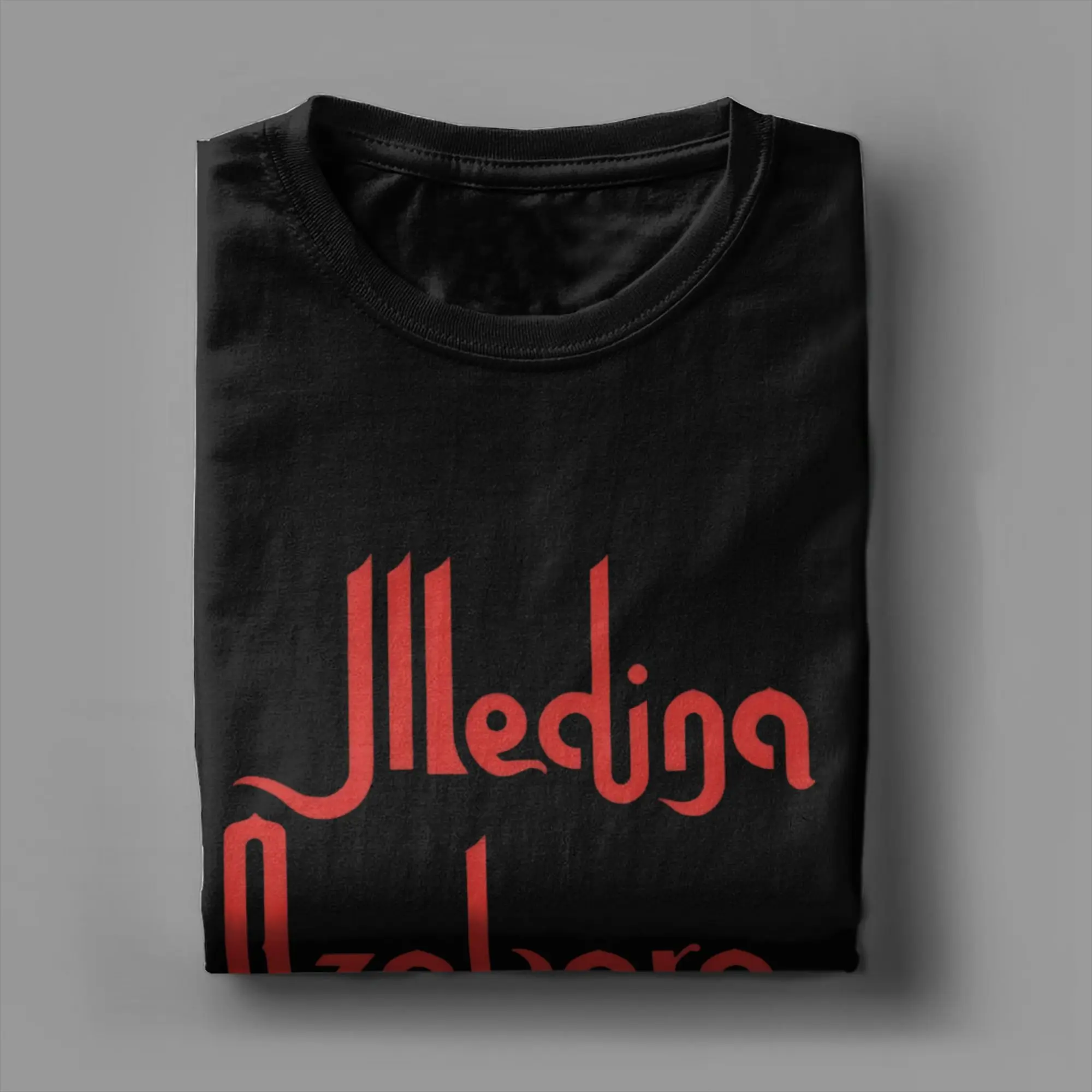 Men T-Shirt Spanish Rock Medina Azahara T-Shirts Trendy Cool  Beach Tees Y2K Basic Pure Cotton Clothing Gift,