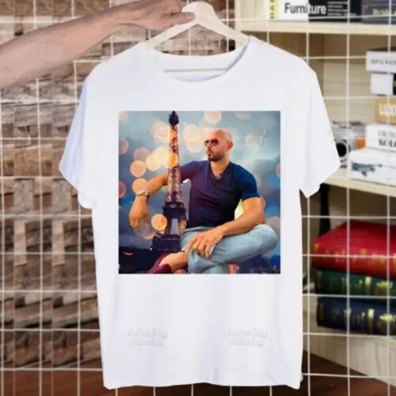 Andrew Tate T Shirt Men Streetwear Hip Hop Male Shirts Buggati Top G