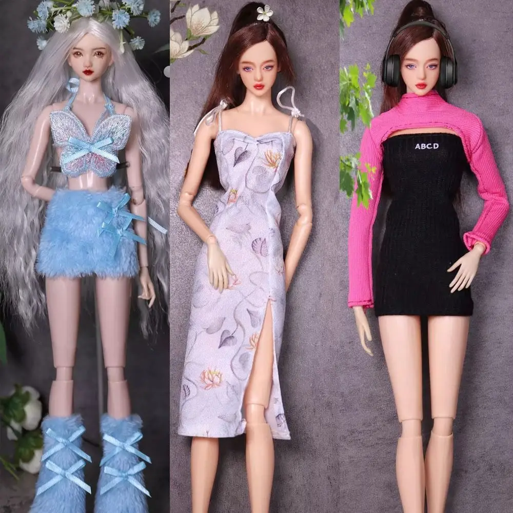 新しいファッション人形パーティー服エレガントな 10 スタイル人形ドレスカジュアルウェア Pu レザーコート 11.5 "人形/1/6 BJD 人形