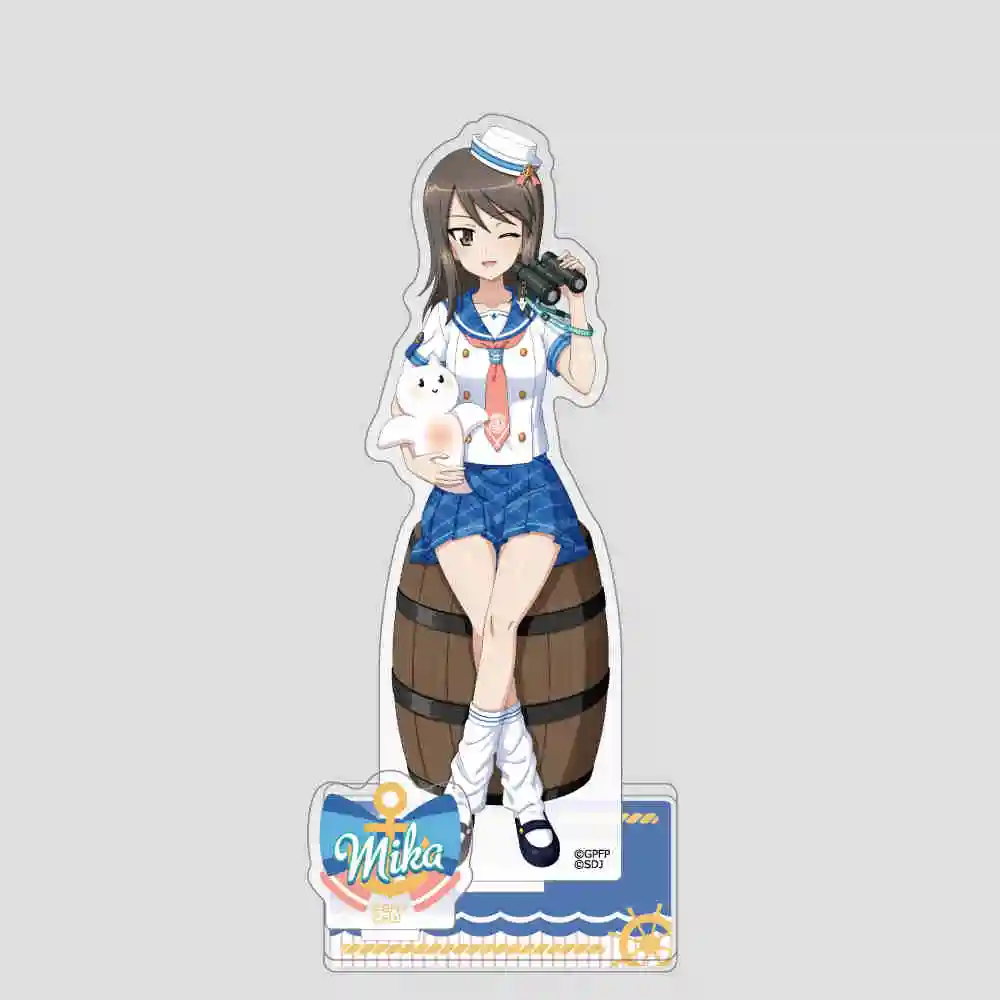 Anime Fans Gifts Girl and Chariot: Acrylic Stand river Island Peach corner Valley Apricot acrylic Desktop decoration About 15cm