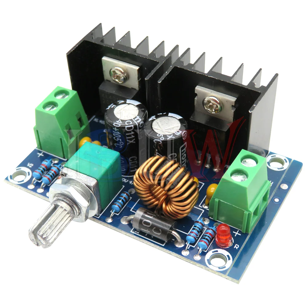 XH-M401 DC-DC Step Down Buck Converter Power Supply Module XL4016E1 PWM Adjustable 4-40V To 1.25-36V Step Down Board 8A 200W