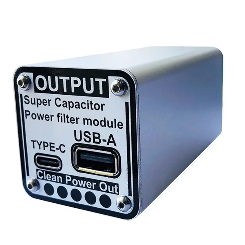 

FEDI-For Raspberry Pi Compatible 5V Super Capacitor Power Filter Type-C Input And Output Module