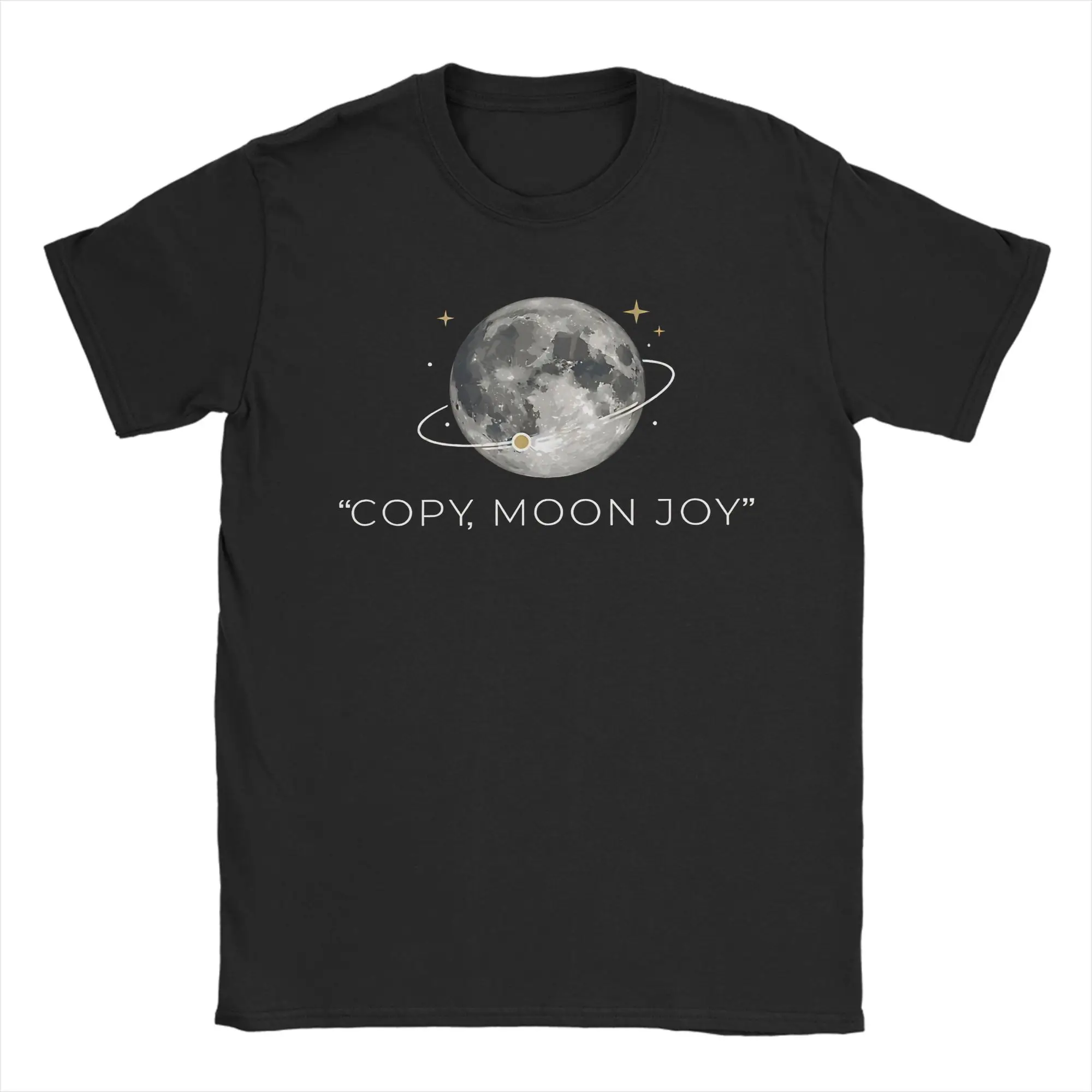 Men Women Copy Moon Joy Minimal Full Moon Space T Shirts  Cotton Clothing Amazing Short Sleeve Tee Shirt Plus Size T-Shirts