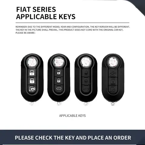10 best sales cover key fiat 500 - №4