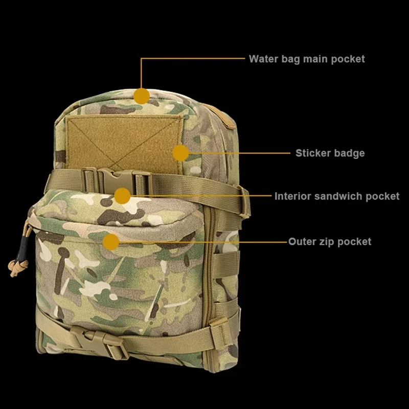 Outdoor Vest 1000D Nylon Bag Lightweight Waterproof Backpack Accessory Bag Sports Backpack for Camping Hunting sac mochila bolsa