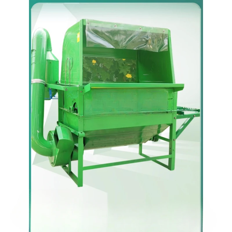 Household rice Suction type rice wheat sorghum small harvester dry field small barley thresher