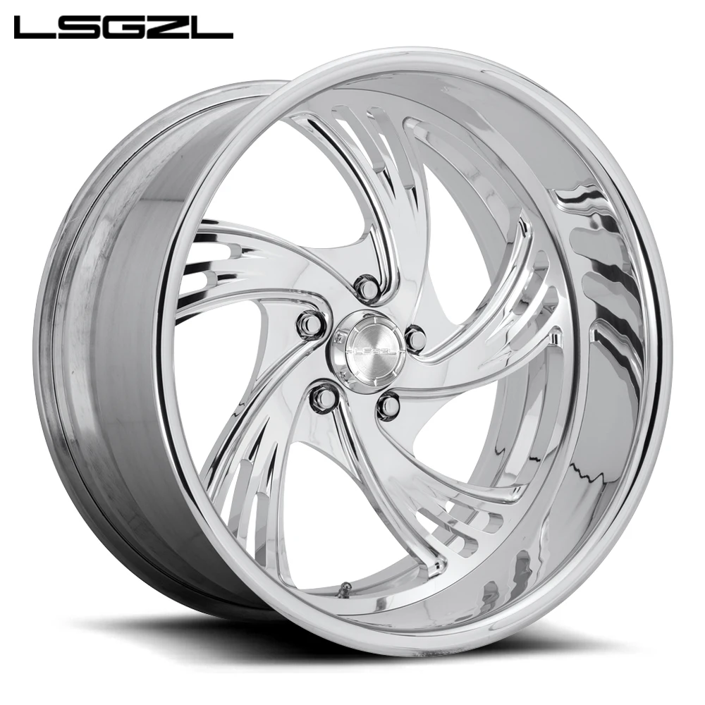 Custom 18 20 22 24 26 Inch Forged Alloy Deep Concave Dish Wheels for impala C10 jeep Cherokee 6x139.7 Chrome Truck Wheel Rim