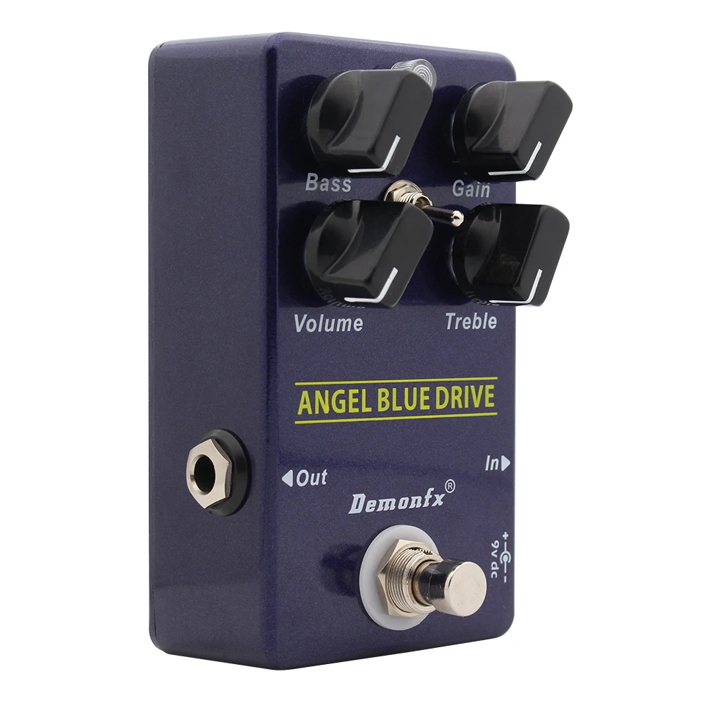 Demonfx-Angel Blue Drive Guitar Effect Pedal, Overdrive Clone TM V2.0 Overdrive, New