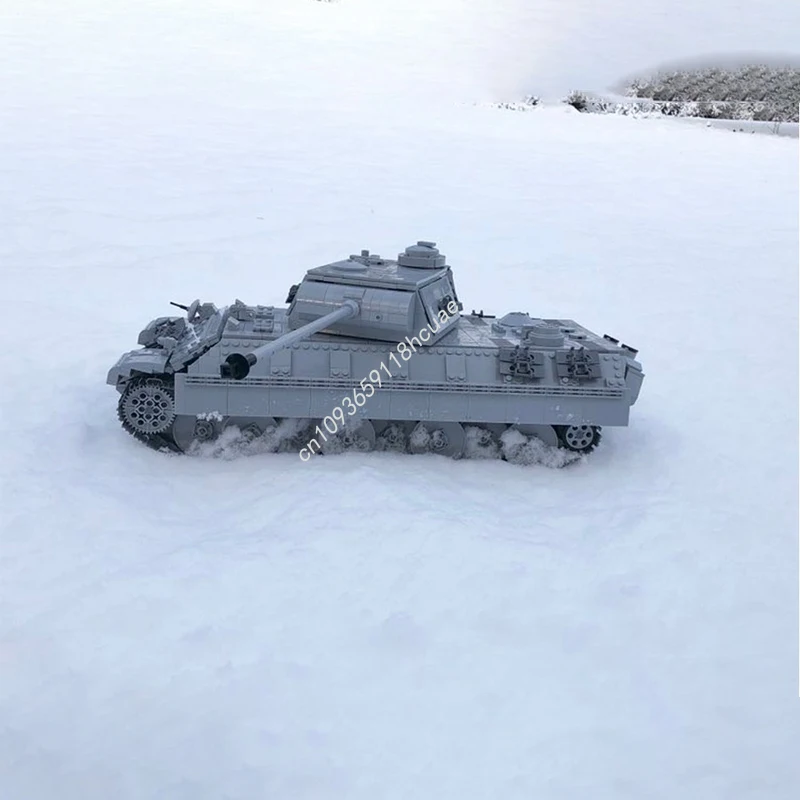 1957pcs MOC schaal Panther Tank Oude Versie Technisch Model Bouwstenen ambachtelijk speelgoed idee DIY Verjaardag Monteren kerstcadeaus