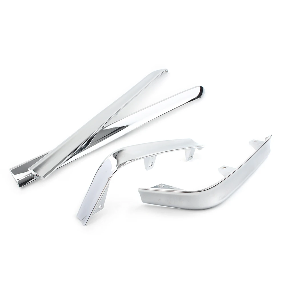 Goldwing GL1800 Chrome Motorcycle Trunk Saddlebag Moulding Pannel Decoration Strips Trims For Honda Gold Wing GL 1800 2001-2011