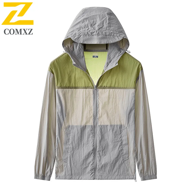 Men's Skin Jacket 2025 Summer New Quick Drying Lightweight Breathable UV Resistant Fishing Jacket Outdoor Cycling Camping Jacket
