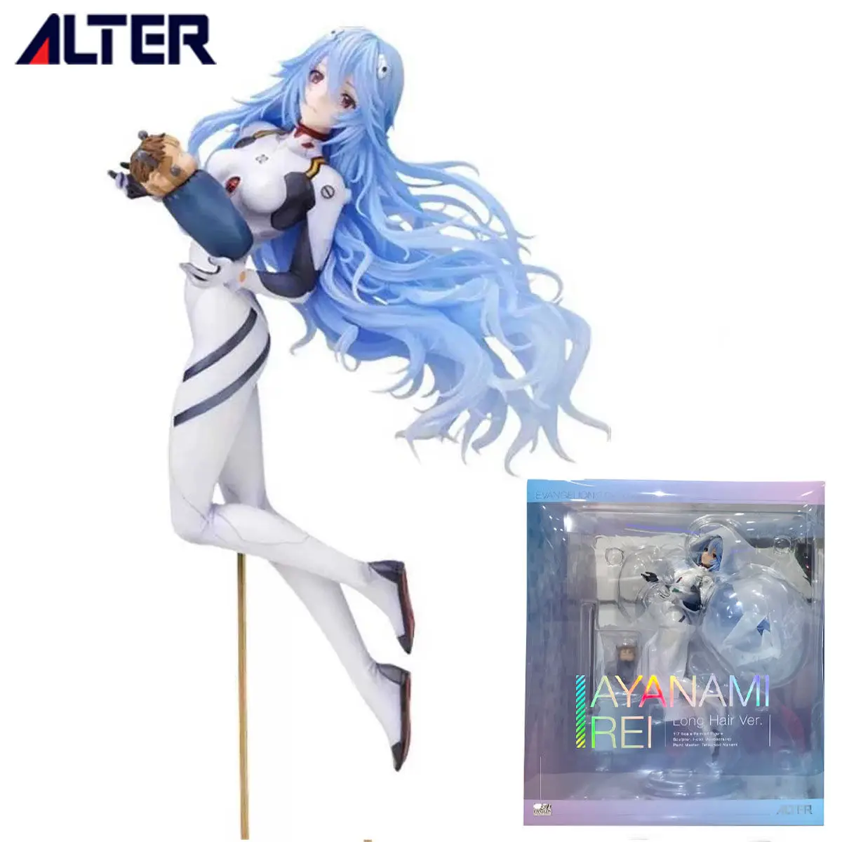 100% Original in Stock Alter Shin Evangelion Gekijouban:|| Ayanami Rei Long Hair Ver.anime Figure Action Figure Model Toys