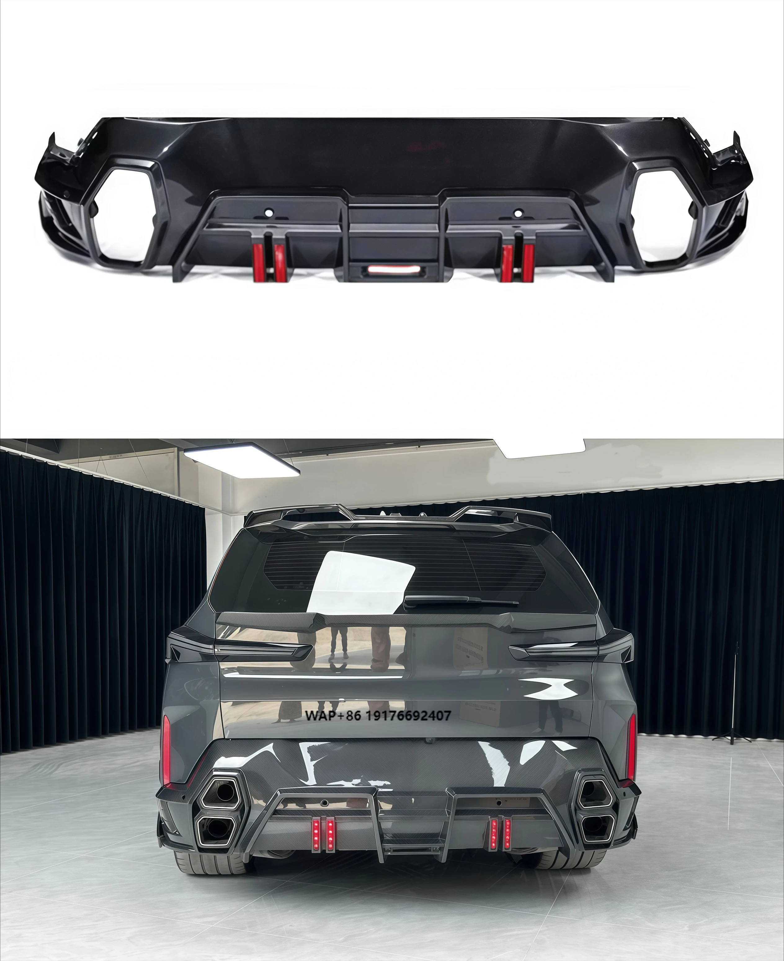 

LD Style Dry Carbon Fiber Body Kit for XM G09 Upgrade LD Rear Diffuser Rear Lip Aerokit Hot Sales Tuning Auto Parts Facelift