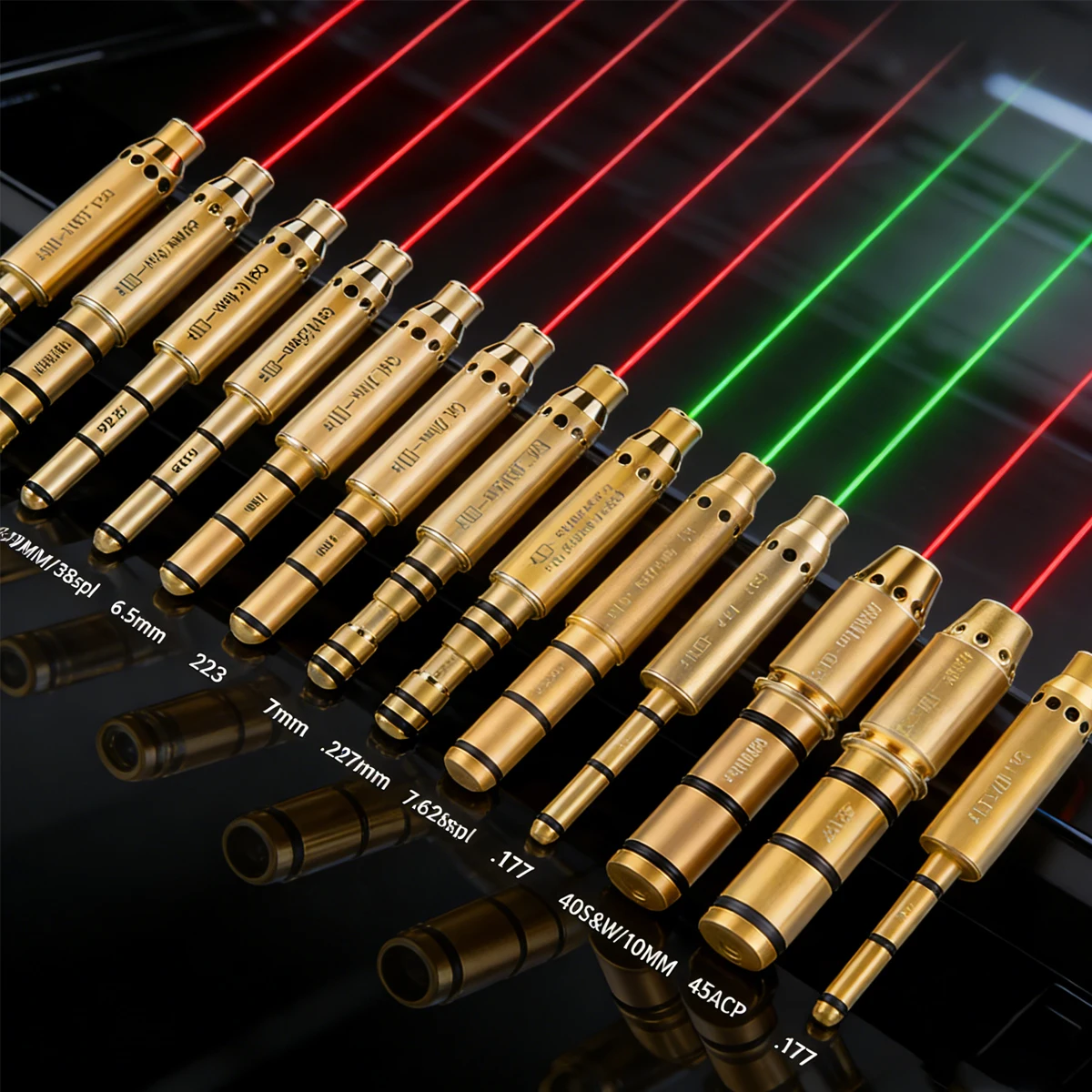 

Лазерный прицел-пробник для калибров .177, .22LR, 7.62, 9 мм, .38 SPL, .223, .177, .22LR. Тренировочные патроны для охоты, тактических пистолетов и ружей.