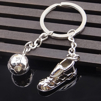 Metal Football Ball Keyring Collectible Durable Material Versatile Use Perfect Gift Unique Sports Accessory Sports Souvenir Gift