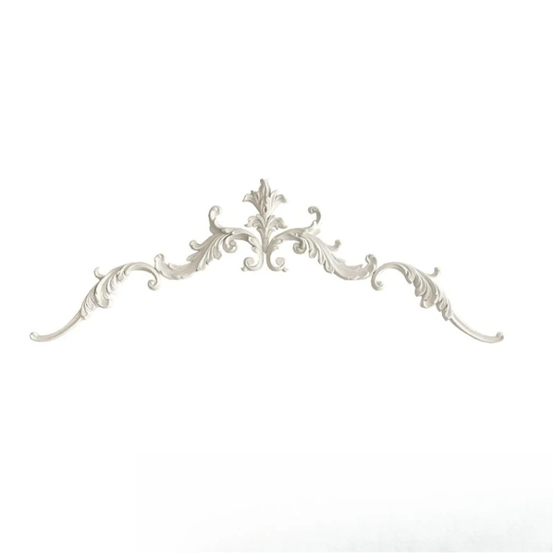 PVC pendant flower French engraved decorative corner flower non-gypsum flower arch head middle parquet soft line splicing