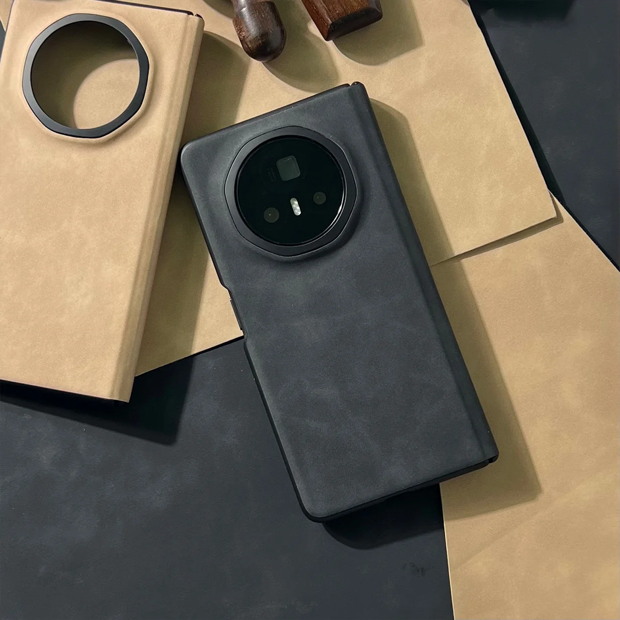 

Роскошный чехол из искусственной овчины для Honor Magic V3, складной мягкий магнитный шарнир, противоударный защитный чехол для телефона, аксессуары