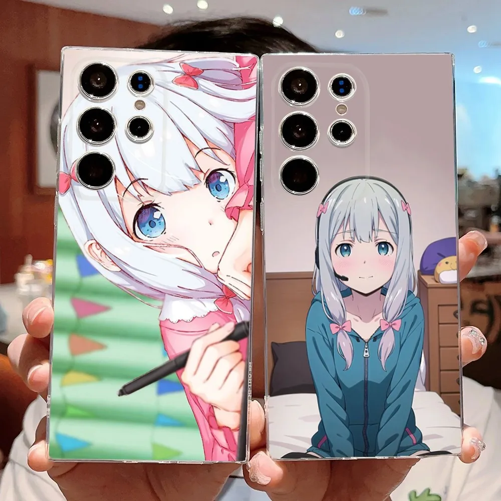 Izumi Sagiri Phone Case Silicone Case For Samsung S30,S23,S21,S22,S20 Ultra,S20 FE lite,S10,S9,S8 PIus Cover Clear