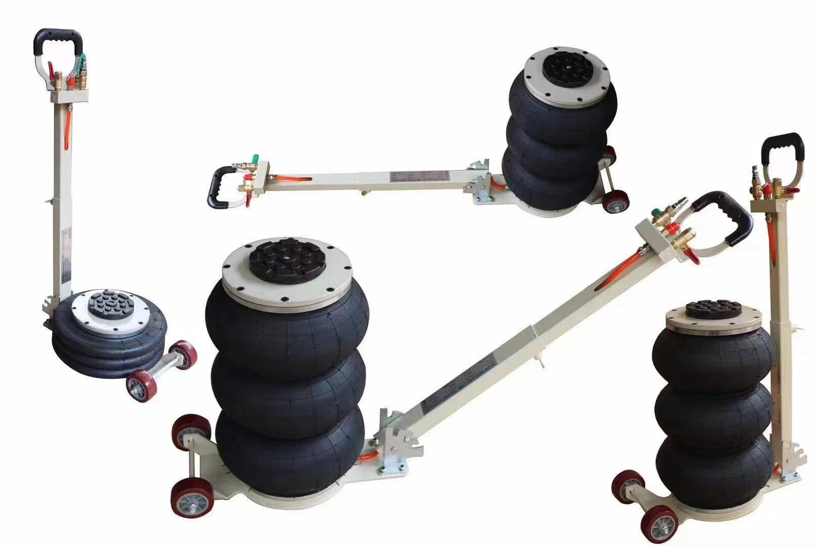 Factory Supply 3ton Hydraulic Car Pneumatic Air Jack Compressed Automatic Steel Car Lifting Jacks with Triple Bag