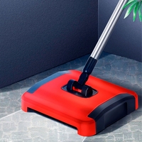 Carpet Sweeper Household Sweeping Machine Manual Floor Sweeper Broom Floor Sweeper Built-in Large-Capacity Trash Can
