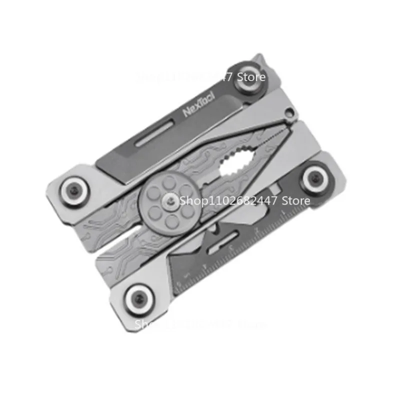 Nalto Silver Wing EDC Tool Combination Kit Outdoor Knife Folding Knife 14 Functions Screwdriver Portable Tools