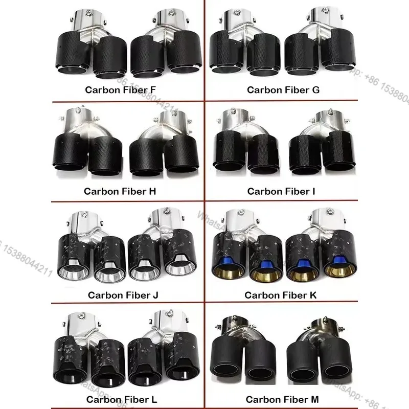 Hot Sale SYPES Car Exhaust Tips for G20 G21 G23 G26 G42 M240i M340i M440i 304 Stainless Steel Carbon Fiber M Performance