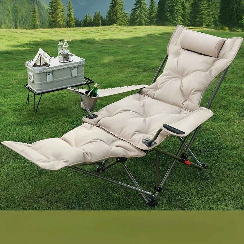 

Outdoor Folding Chair Portable Folding Moon Leisure Chair Office Camping Outdoor Chair Camping Outdoor Furniture