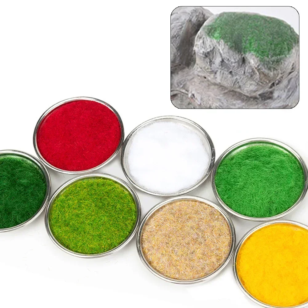 30/500g Grass Powder Model Railway Nylon Artificial Grass Powder Tree Powder Lawn Diorama 3 Mm Hobby Craft Accessories