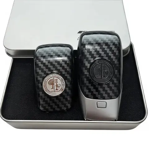 메르세데스 벤츠 W212 W213 W205 GLC GLB C/E/A/B/S 클래스 AMG A200 C260 E260 E300 CLA W220 W221 X253 W168 용 카본 키 케이스 커버