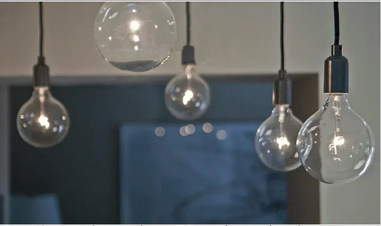 Retro Modern net classic chandelier 8 E27 spider lamp pendant bulb holder group Edison diy lighting lamps messenger wire