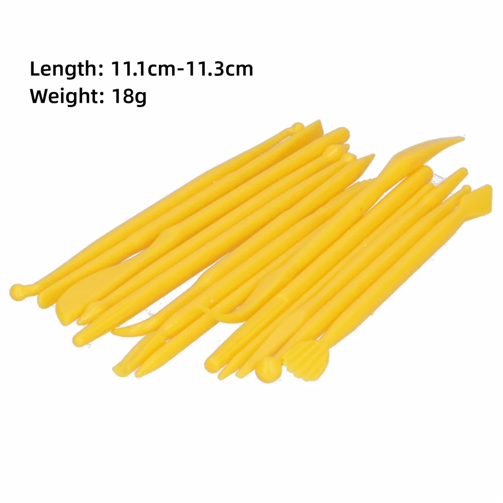 70pcs PP Clay Modeling Tool Multifunctional Shapes Embossing Design Cake Sculpting Tools Pottery Carving Set Pottery Modeling