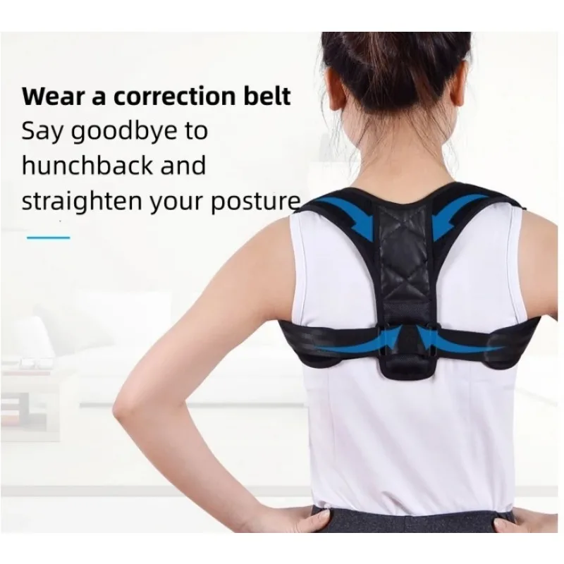 

Back Posture Correction Belt Hunchback Prevention Correction of Sitting Posture Unisex Breathable Body Shaping
