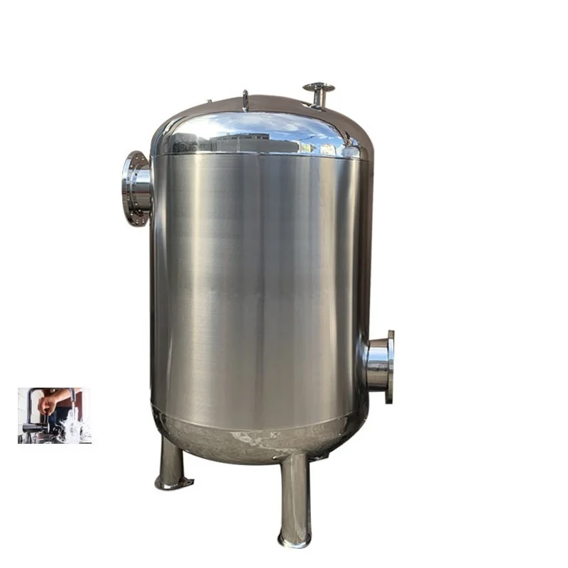 304 stainless steel water inlet tank vacuum negative pressure water siphon bucket pressure vessel storage tank