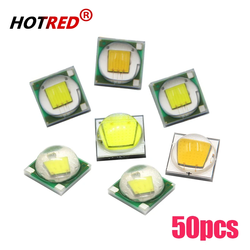 50 sztuk 3W 8W 10W wysokiej dioda LED dużej mocy XPE 3535 XLM T6 XLM2 5050-L2T6 lampa układowa koralik dioda zimna ciepła biała do latarki reflektor diod DIY