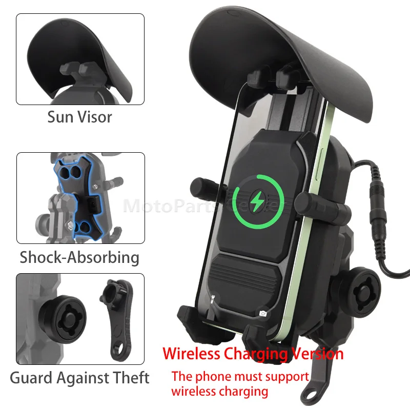 Phone Mount Phone Holder for YAMAHA XMAX 300 NMAX 155 AEROSPORTS X