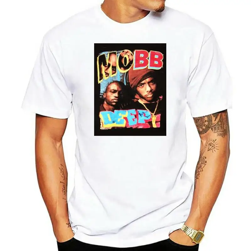 Mobb Deep Rap Tee Unisex T Shirt Festival Vintage Hip Hop Fashion Queens  Casual Print Fashion Tee Shirt