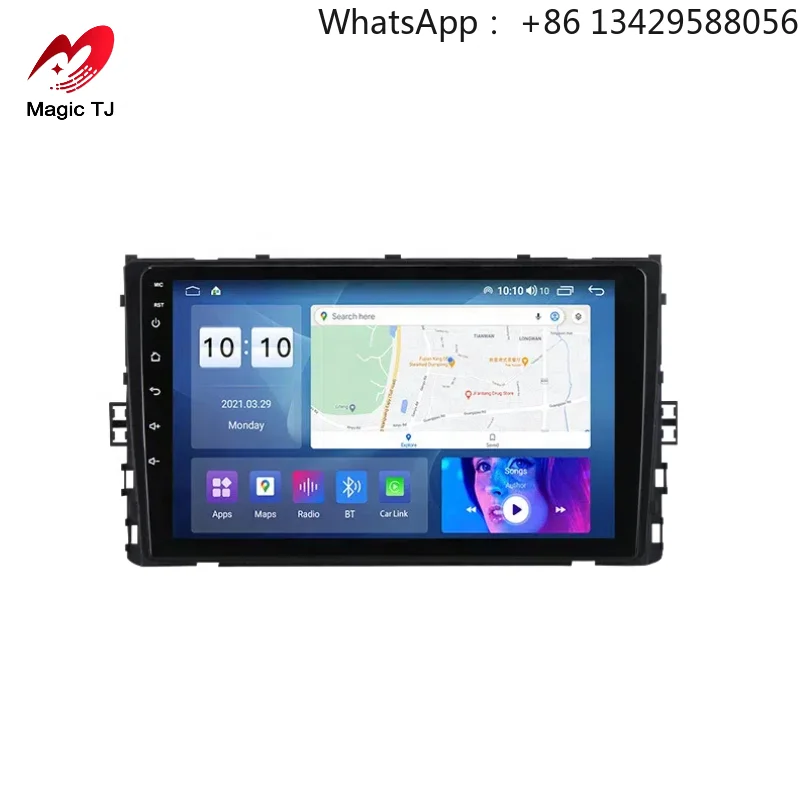 

For Volkswagen Polo 8 Cores Car Navigation Screen Universal Android & CarPlay with GPS Dashboard Placement & Reverse Image