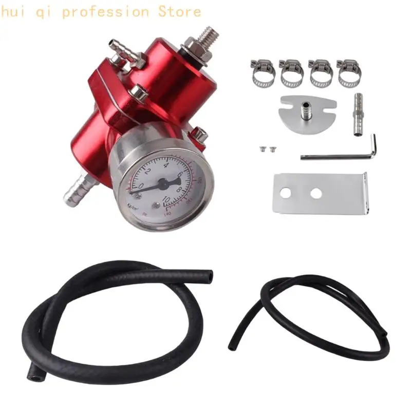 Einstellbarer Druckregler mit 0–140 PSI Druckmesser und Aluminiumgehäuse für die Reparatur von Fahrzeugsystemen H8WE – Detail 5