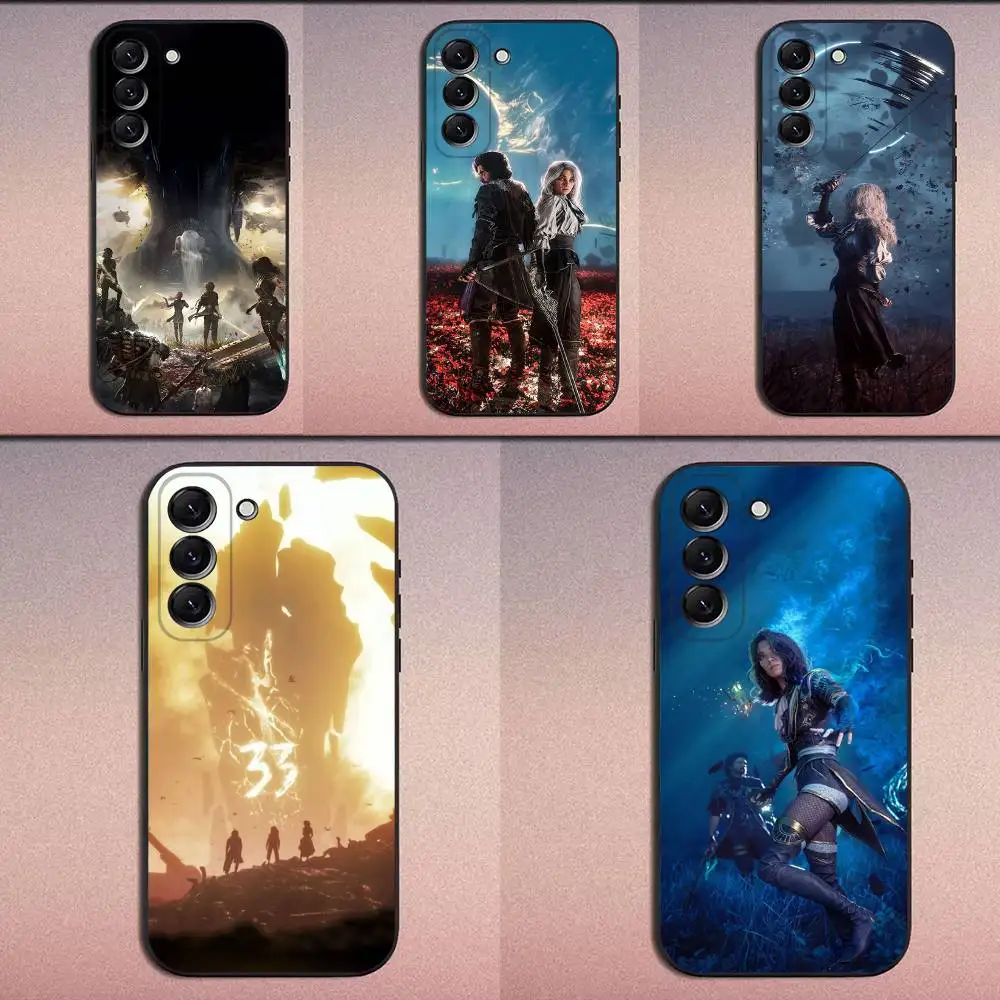 

Clair Obscur Expedition 33 Phone Case For Samsung Galaxy A20,A21s,A22,A31,A32,A52,A53,A72,73,A80 Soft Black Cover