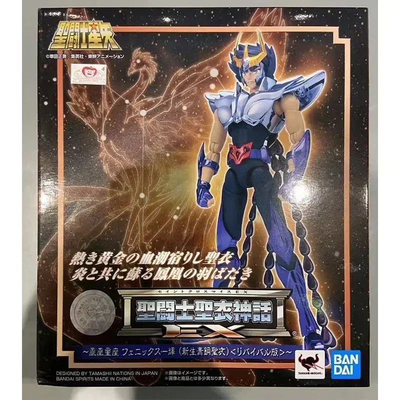 In Stock Original Bandai Saint Seiya EX Saint Cloth Myth Phoenix Ikki New Bronze Saint Cloth Action Figure Toy Gift