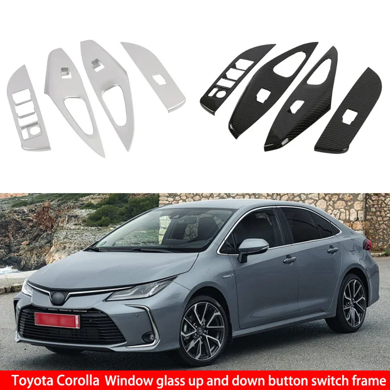 Suitable for 19-23 Toyota Corolla car window glass lift button switch decorative cover