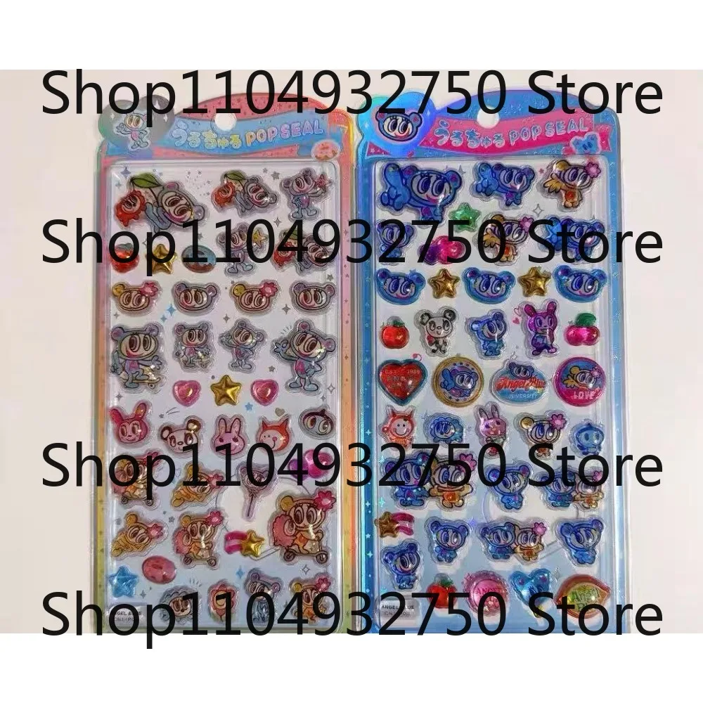 

Kawaii наклейки тамагочи, мультяшные наклейки для ногтей, чехол для телефона, прозрачная наклейка, материал для ручного счета, подарок на день рождения другу