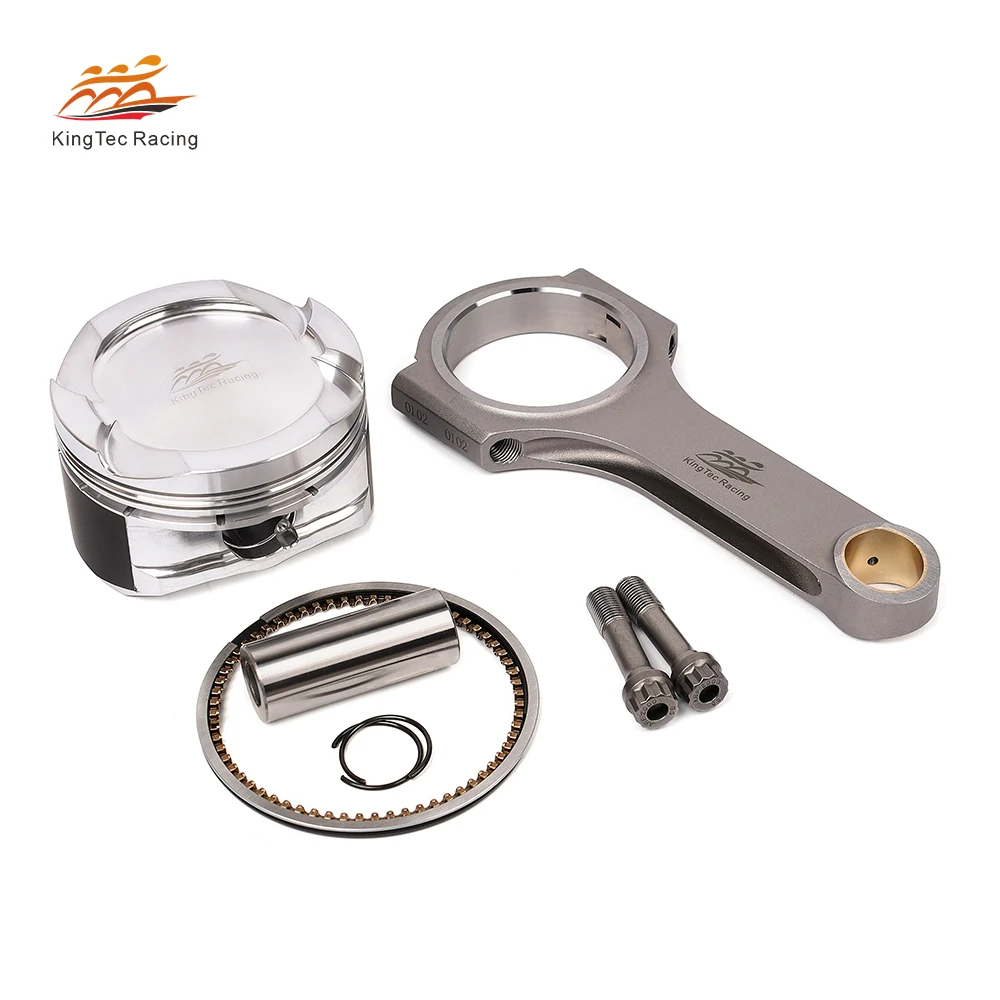 Automotive Drag Racing S63 Forged Upgrade Piston and H Beam Connecting Rod Set for BMW X5 X6 F12 F85 M5 M6 S63B44