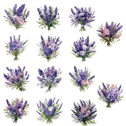 Hand-painted Lavender Suit for Romantic Wedding Iron on Patches for Clothes Dtf Transfer Dtf Transfers Ready to Press Patch DIY