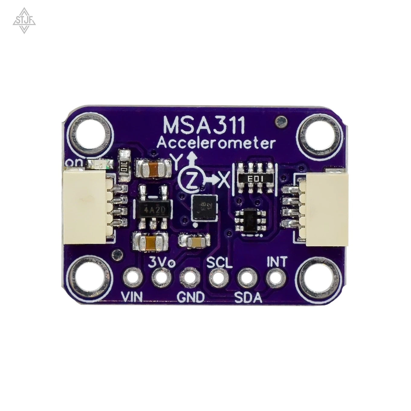مقياس التسارع ثلاثي المحاور SJTF MSA311 متوافق مع واجهة STEMMA QT/For Qwiic لاستهلاك منخفض للطاقة
