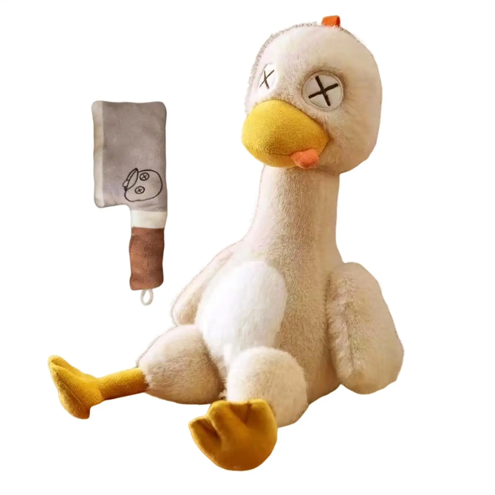 Magnetische Enten-Plüschfigur Abnehmbares Niedliches Lustiges Plüsch-Fidget-Spielzeug Cartoon-Stofftier für Kinder Erwachsene Freunde Zuhause Kinderzimmer