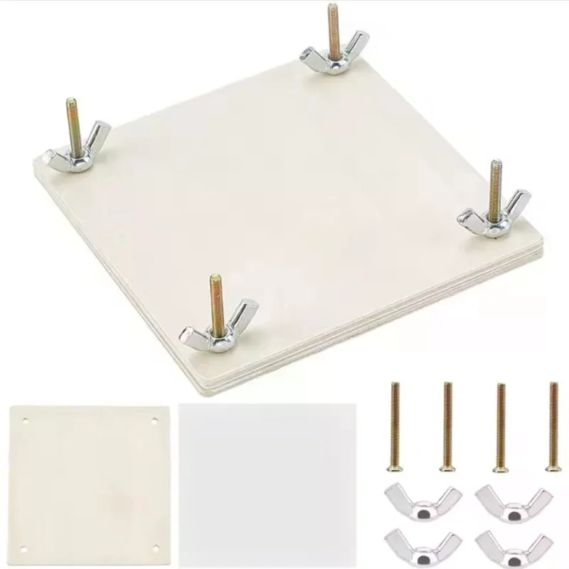 Wood Flower Press Kit 4x4 Inch Plant & Leaf Preservation Set For Making Specimen Dry Fower Press Kit DIY Craft Educational