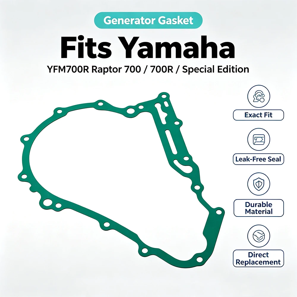 Stator Generator Cover Gasket for Yamaha Raptor 700 700R YFM700R Special Edition 2006-2023 OEM:1S3-15451-00