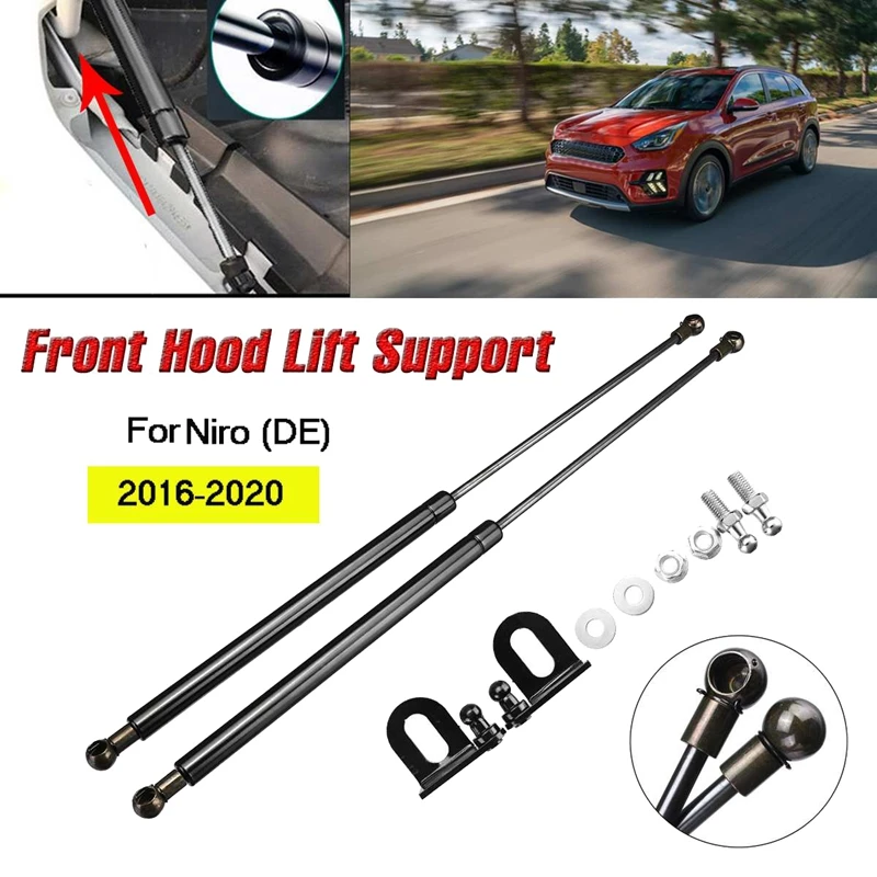 Car Front Engine Bonnet Hood Shock Lift Struts Support Gas Hydraulic Spring For Kia Niro (DE) 2016 2017 2018 2019 2020