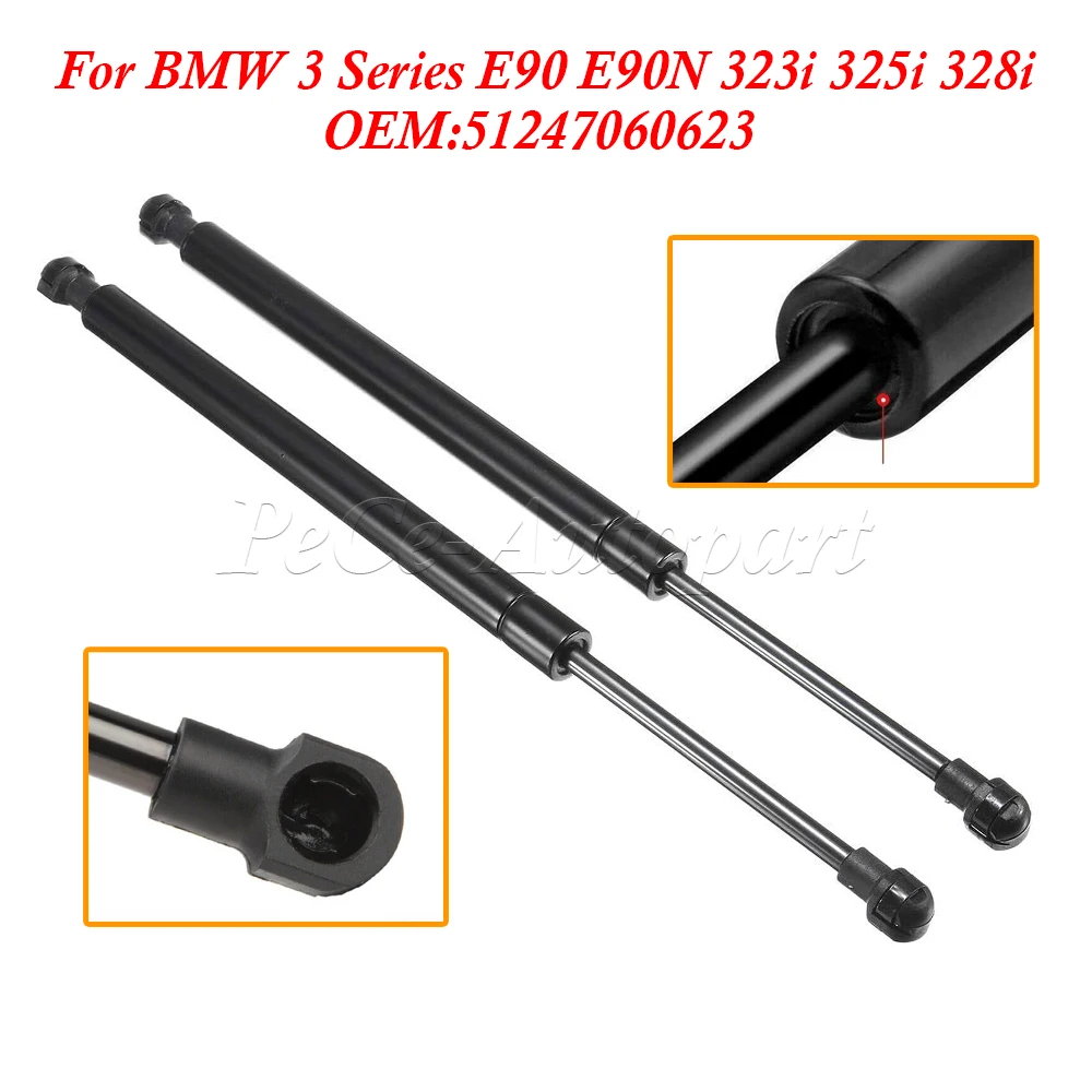 51247060623 Car Rear Tailgate Boot Trunk Gas Spring Hood Lift Shock Struts For BMW 3 Series E90 E90N 323i 325i 328i 330i 335i M3